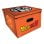 Caixa de armazenamento pirâmide Dragon Ball PP clipes alças reforçadas tampa de velcro 37x37x23,5 cm