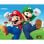 Poster lenticulaire 3D Super Mario Pyramid, cadre plastique, 23,5 x 28,5 cm, licence officielle