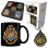 Coffret Collector Pyramide Harry Potter Mug 315 ml + Porte-clés + Sous-verre en liège Licence officielle
