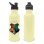 Bouteille d'eau Pyramid Harry Potter en acier inoxydable satiné de 700 ml avec embout en caoutchouc et emplacement pour sac à dos