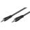 Cable de audio Goobay 50449 3,5mm macho a 3,5mm macho 2,5m negro níquel