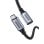 Cable USB-C Ugreen 1m USB 3.2 Gen 2 10Gbit/s Negro Gris Nickel Plated