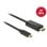 DeLOCK 85290 USB-C HDMI Kabel 1m Stecker-Stecker vergoldet