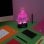 Lámpara Erik Base ABS Metacrilato Iluminación Fija USB Tipo C/Pilas 16x23x5,5cm