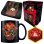Pack Dungeons & Dragons Pyramid Taza cerámica 315ml Llavero goma Posavasos corcho