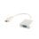 Adaptador HDMI a VGA Savio CL-27B 0,1m Blanco 1920x1200 Macho/Hembra
