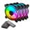 Refrigeración Aire Savio FAN-01 120mm KIT 4 ventiladores aRGB mando voz controlador