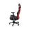 Cadeira gaming ENDORFY Meta RD, altura regulável, 420-500 mm, tecido preto e vermelho, suporta 120 kg