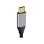 Adaptador USB-C para HDMI Uni AD1990 4K 1,8M Alumínio ABS Macho Cinzento