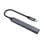 Hub USB Savio USB-C Aluminio 3xUSB 2.0 1xUSB 3.1 Gen1 5Gbps Plug & Play