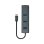 Hub USB-C Savio SAVAK-57 Aluminio 3x USB 3.1 1x RJ45 5Gbps Negro/Gris