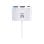 Adaptador UNI AD1532 USB-C para USB-A HDMI USB-C 87 W Carregamento rápido Alumínio Prateado