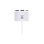 Adaptador UNI AD1532 USB-C para USB-A HDMI USB-C 87 W Carregamento rápido Alumínio Prateado