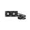 Montech Hyper Flow Silent 240, Schwarz, 240 mm, Flüssigkeitskühlung mit 2 ARGB-Lüftern