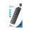 Hub Mediarange MRCS504 7 Puertos USB 2.0 Plug and Play Negro Compacto