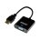 Adaptador Savio SAVAK-75 HDMI a VGA 1080p 60Hz Macho/Hembra Negro