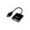 Adaptador Savio SAVAK-75 HDMI a VGA 1080p 60Hz Macho/Hembra Negro