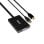 Convertidor Club 3D CAC-1130 Mini DisplayPort + USB-A a DVI Dual Link 0,6m Negro