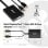 Convertidor Club 3D CAC-1130 Mini DisplayPort + USB-A a DVI Dual Link 0,6m Negro
