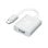 USB-C auf HDMI Adapter UNICO AD1848 Aluminium 4K 30Hz 17,5cm silber