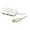 Hub USB LogiLink UA0108 4 ports USB 2.0, alimentation 12 m, blanc