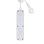 Regleta Savio LZ-07 3 enchufes, 1.5 m, protección infantil y sobretensión, blanca