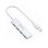 Adaptador UNICO AD1423W USB-A a 4 USB-A Blanco 90mm Aleación de Aluminio