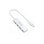 Adaptador UNICO AD1423W USB-A a 4 USB-A Blanco 90mm Aleación de Aluminio