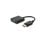 Adaptador DisplayPort a VGA Unico Plus 17cm Smart Chips ABS PVC Negro