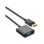 Adaptador DisplayPort a VGA Unico Plus 17cm Smart Chips ABS PVC Negro