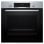 Forno Multifunções Bosch Serie 4 HBA574ES3 Pirolítico Hidrolítico 71L 60cm A+ Receitas Automáticas Preto/Inox