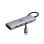 Hub Ugreen 6en1 USB-C Gris Plata HDMI 4K60Hz 2xUSB-A SD TF PD 100W Compacto