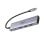 Hub Ugreen 6en1 USB-C Gris Plata HDMI 4K60Hz 2xUSB-A SD TF PD 100W Compacto