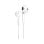 Auriculares UNICO con cable Jack 3.5mm estéreo micrófono y 1.2m TPE Blanco