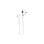 Auriculares UNICO con cable Jack 3.5mm estéreo micrófono y 1.2m TPE Blanco