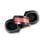 Auriculares Savio con cable Jack 3.5mm + USB y micrófono, LED rojo Gaming