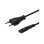 Cable alimentación Savio CL-97 1.2M Europlug tipo C 2 pines Negro