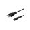 Cable alimentación Savio CL-97 1.2M Europlug tipo C 2 pines Negro