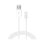 Cable Savio CL-126 USB-A a USB-C 1m Blanco 5A QC Carga Rápida