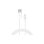 Cable Savio CL-126 USB-A a USB-C 1m Blanco 5A QC Carga Rápida
