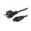 Cavo SAVIO 1,2 m IEC Tipo C H03VV-F 2,5 A Nero Compatibile con Laptop E/F