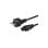 Cavo SAVIO 1,2 m IEC Tipo C H03VV-F 2,5 A Nero Compatibile con Laptop E/F