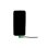 Cabo USB-C Hune Hiedra-CC 1.2m Carga Rápida 3A Verde Conectores 90º