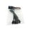 Cable en Y Phobya PWM Forrado 1x4 pines a 3x4 pines 30cm Macho/Hembra Malla Negra