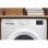 Máquina de lavar roupa Indesit 7kg com carga frontal, 1151rpm, branca, com ciclos rápidos e vapor