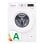 Lave-linge à chargement frontal LG 8 kg, 1400 tr/min, classe A, blanc, moteur Inverter, entraînement direct, vapeur, Wi-Fi