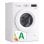 Lave-linge à chargement frontal LG 8 kg, 1400 tr/min, classe A, blanc, moteur Inverter, entraînement direct, vapeur, Wi-Fi