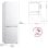Frigorífico LG Combi 186cm 374L D Blanco Door Cooling+ Linear Cooling
