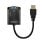Adattatore HDMI a VGA Savio AK-76 1080p Nero con audio da 3,5 mm Plug and Play