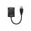 Adattatore HDMI a VGA Savio AK-76 1080p Nero con audio da 3,5 mm Plug and Play